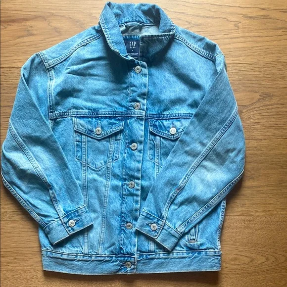 GAP Teen Blue Denim Jacket - Picture 1 of 2